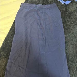 Wilfred Midi Navy Skirt